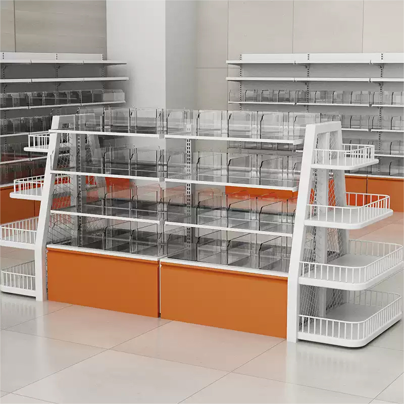 Transparent Acrylic Dust Cover Shelves/ Energy-Saving LED Lighting Shelves