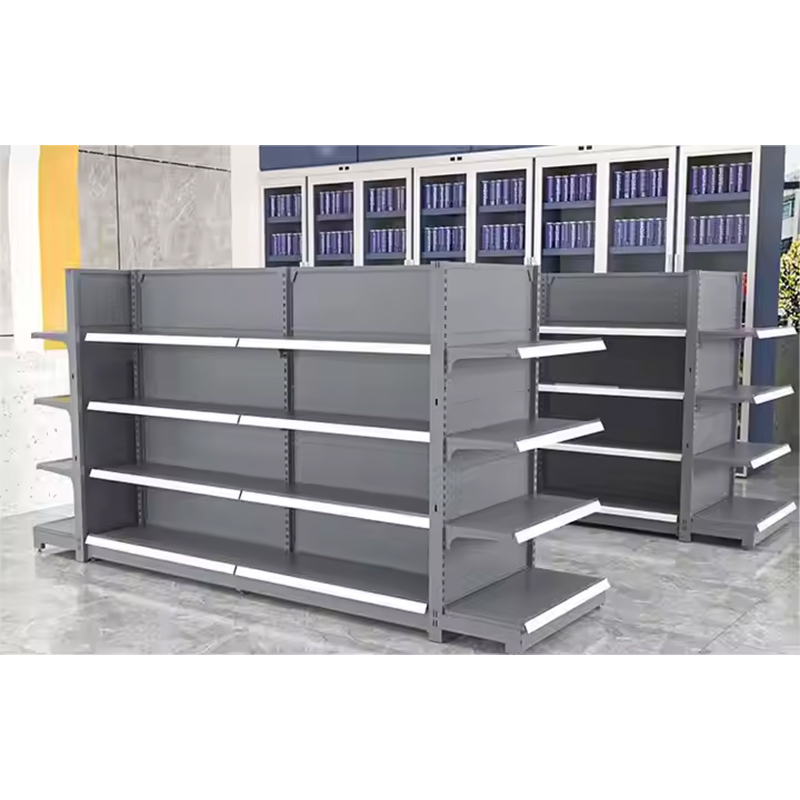 Standardized Storage & Advertising Equipment for Chain Stores Metal Display Stands and Supermarket Racks