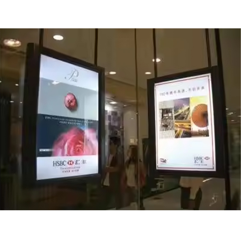 Luxury Store Window Light Box 18mm Ultra-Thin Wall Fitting Customizable Soft Light Eye Protection Design